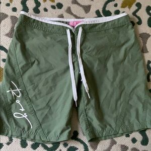 Roxy Quicksilver Green Board Shorts